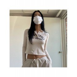 Casual Letter Printed Long Sleeve Tops