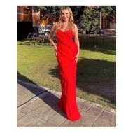  Summer Sexy Backless Pure Color Women's Sleeveless Dress