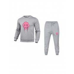 Cute Printed Round Neck Two Piece Outfit For Men Cute Printed Round Neck Two Piece Outfit For Men