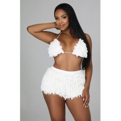 Sexy Halter Backless Top And Shorts Women's Suit  Sexy Halter Backless Top And Shorts Women's Suit