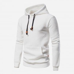 Casual Loose Pure Color Men's Hooded Sweater  Casual Loose Pure Color Men's Hooded Sweater
