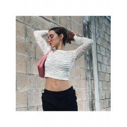 Fall White Long Sleeve Crop Tops Fall White Long Sleeve Crop Tops