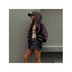 Fashionable Printed Hooded Collar Women Coats Fashionable Printed Hooded Collar Women Coats