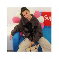 Fashionable Printed Hooded Collar Women Coats Fashionable Printed Hooded Collar Women Coats