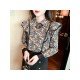  2024 Autumn French Chiffon Shirt For Women