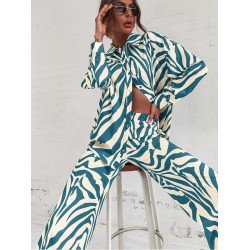 Trendy Street Matching Blouse And Wide Leg Trouser Sets Trendy Street Matching Blouse And Wide Leg Trouser Sets