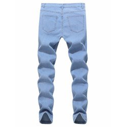 Stylish Pure Color Tight Jeans For Men  Stylish Pure Color Tight Jeans For Men