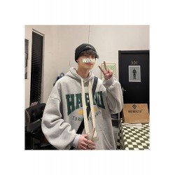 Fashion Versatile Letter Printing Hooded Men's Sweater  Fashion Versatile Letter Printing Hooded Men's Sweater