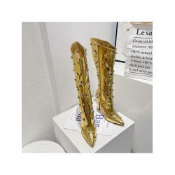 PU Pointed Rhinestone Women's High Heel Boots  PU Pointed Rhinestone Women's High Heel Boots