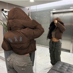  2024 Winter Pure Color Short Down Coats