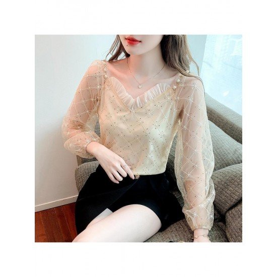  2024 French Long Sleeve Women's Shirt