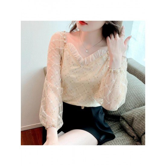  2024 French Long Sleeve Women's Shirt