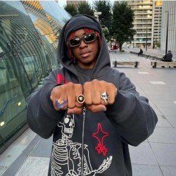 Street Casual Women Black Skull Printed Coats