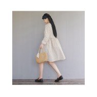  2024 New Sweet Floral Doll Collar Women's Dress