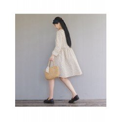 2024 New Sweet Floral Doll Collar Women's Dress  2024 New Sweet Floral Doll Collar Women's Dress