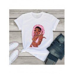 New Women Graphic Short Sleeve T Shirts