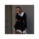  2024 Doll Neck Fake Two-Piece Dress