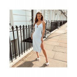 2024 Sexy V Neck Backless Women's Sleeveless Dress  2024 Sexy V Neck Backless Women's Sleeveless Dress