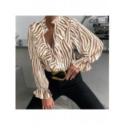 Fashion Casual Striped Long Sleeve Shirt  Fashion Casual Striped Long Sleeve Shirt