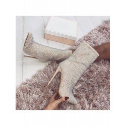 Sexy Rhinestone Pure Color Women's Boots  Sexy Rhinestone Pure Color Women's Boots