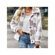  Women's 2024 Winter Fashion Plaid Women's Coats