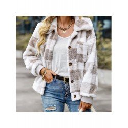  Women's 2024 Winter Fashion Plaid Women's Coats