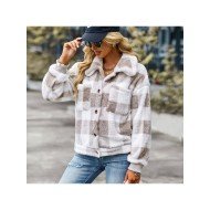  Women's 2024 Winter Fashion Plaid Women's Coats