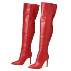 Fashionable Black Stiletto Over The Knee High Boots