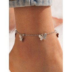 Butterfly Hollow Out Solid Beach Simple Anklets Butterfly Hollow Out Solid Beach Simple Anklets