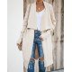  2024 Pure Color Loose Women's Knitted Coats