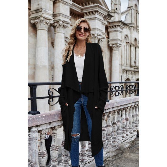  2024 Pure Color Loose Women's Knitted Coats