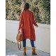  2024 Pure Color Loose Women's Knitted Coats