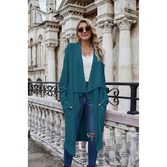  2024 Pure Color Loose Women's Knitted Coats