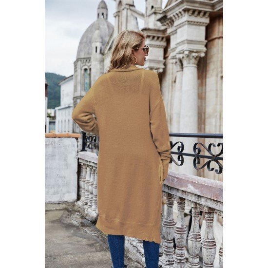  2024 Pure Color Loose Women's Knitted Coats