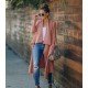  2024 Pure Color Loose Women's Knitted Coats