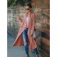  2024 Pure Color Loose Women's Knitted Coats