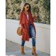  2024 Pure Color Loose Women's Knitted Coats
