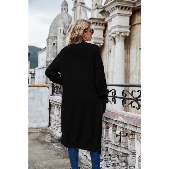  2024 Pure Color Loose Women's Knitted Coats