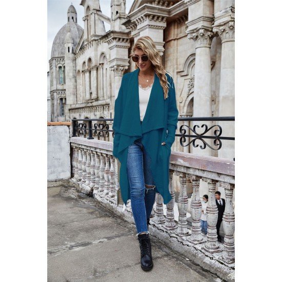  2024 Pure Color Loose Women's Knitted Coats
