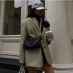 New Designer Solid Ladies Casual Blazer Coats