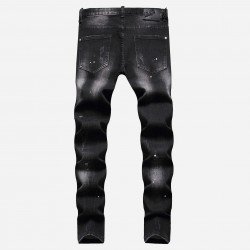 Men Ripped Black Skinny Jeans Men Ripped Black Skinny Jeans