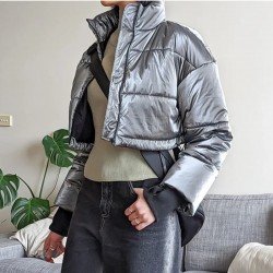 Winter Solid Stylish Ladies Down Coats