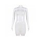  Summer Pure Color Cutout Backless Women's Sleeveless Dress