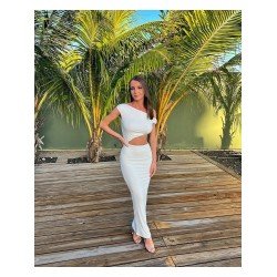 Sexy Hollowed Out Backless Women's Sleeveless Dress   Sexy Hollowed Out Backless Women's Sleeveless Dress