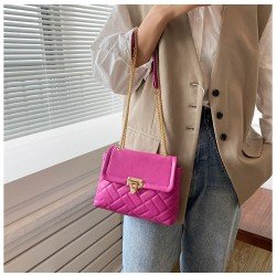 PU Pure Color Cross-body Bag For Women