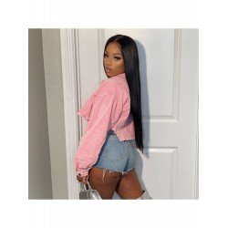 Pure Color Corduroy Women's Short Coats  Pure Color Corduroy Women's Short Coats