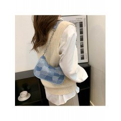 Casual Simple Plaid Women's One Shoulder Bag  Casual Simple Plaid Women's One Shoulder Bag