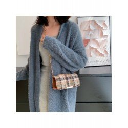 Fashion Simple Plaid Women's Shoulder Bag  Fashion Simple Plaid Women's Shoulder Bag