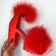  PU Pure Color Round Toe Single Shoes