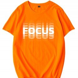 Blurred Letter Graphic Funny Tops For Women